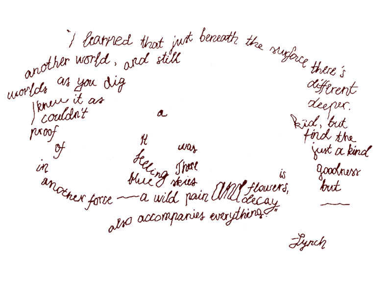 Detail from TASE'24 graduation exhibition by Zody Burke for Trickster Magazine